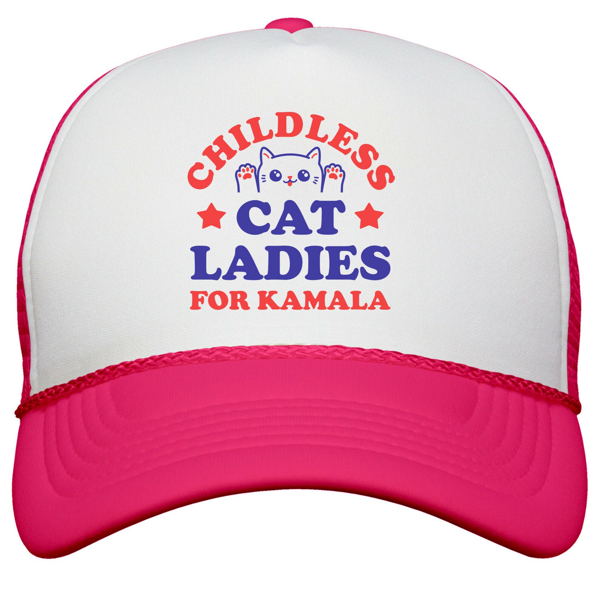 Childless Cat Ladies for Kamala Snapback Trucker Hat